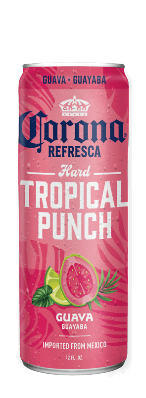 esp corona refresca hard tropical punch guava